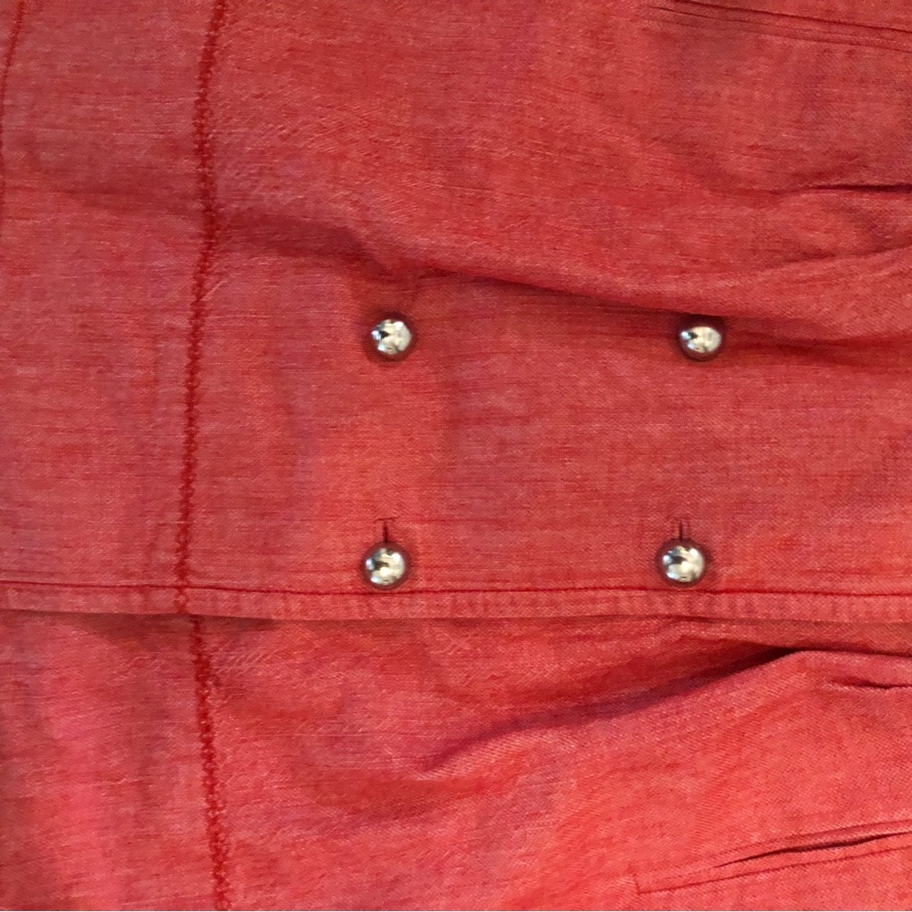 Magaschoni Red skirt no size but added measurements EUC - Picture 4 of 10